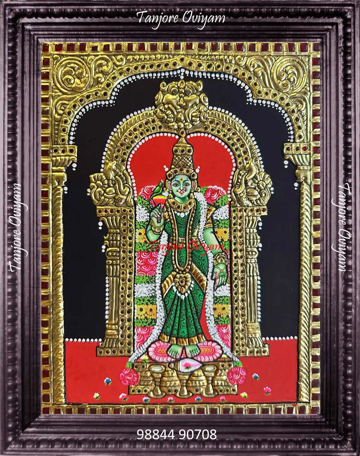Meenakshi Tanjore Painting